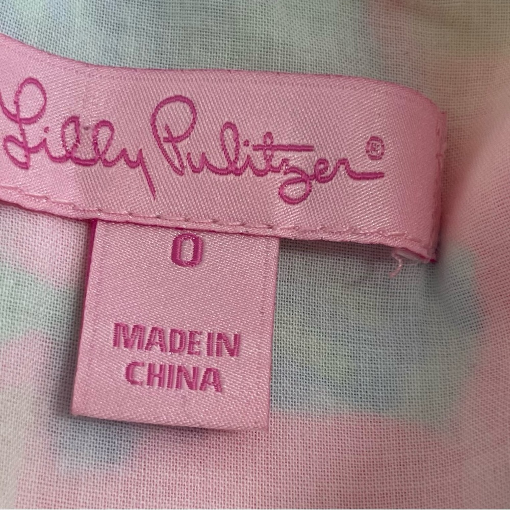 Lilly Pulitzer Maybell Azalea Pink Strapless Dress Size 0 EUC - Picture 9 of 12